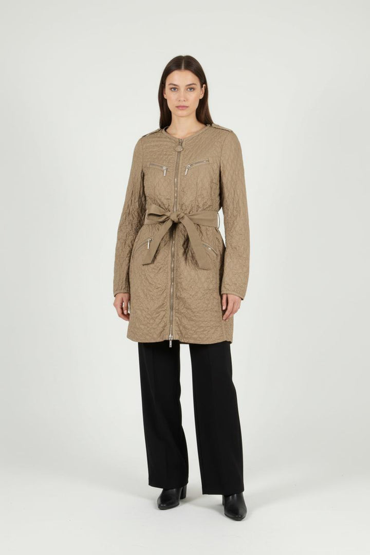 Manteau Matelassé Beige - Taille S/36 de la marque Moncler | PARAD90528 - Vendu par Paradigme - Image 1
