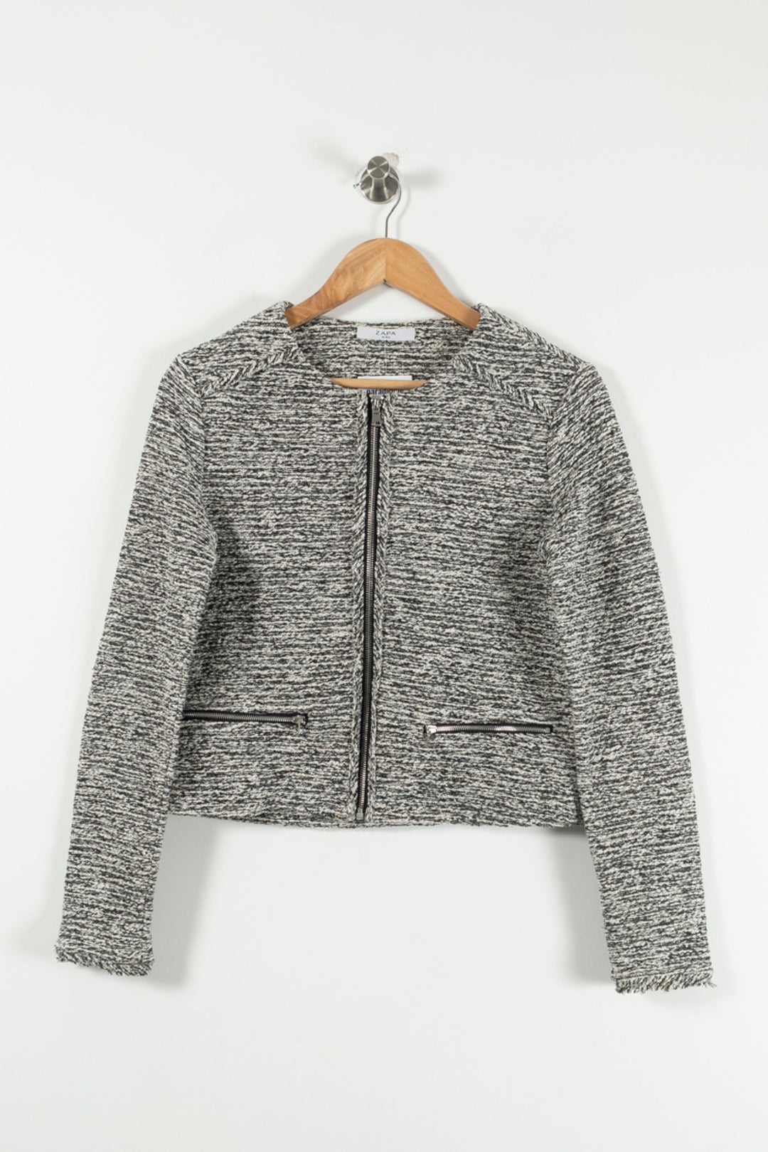 Veste Gris et Blanc - Taille S/36 de la marque ZAPA | PARAD90529 - Vendu par Paradigme - Image 2