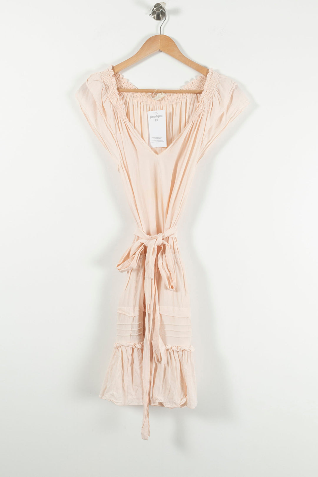 Robe Midi Rose - Taille XS/34 de la marque ba&sh | PARAD90530 - Vendu par Paradigme - Image 2
