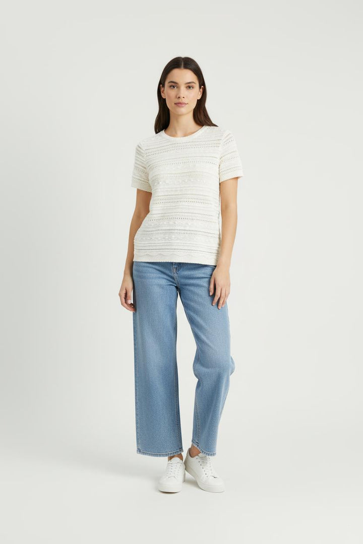 T-shirt Blanc - Taille S/36 de la marque Sézane | PARAD90531 - Vendu par Paradigme - Image 1