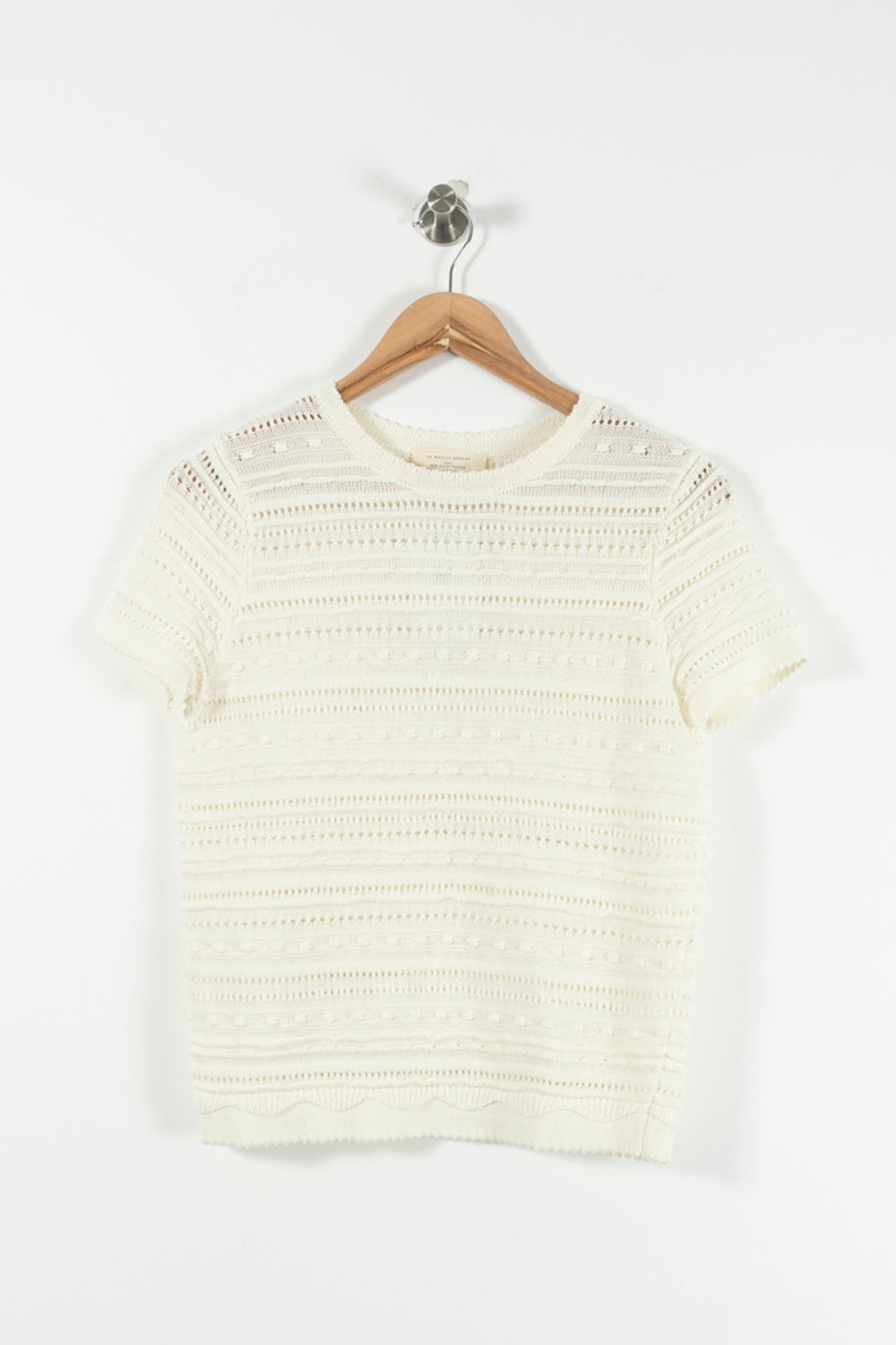 T-shirt Blanc - Taille S/36 de la marque Sézane | PARAD90531 - Vendu par Paradigme - Image 2