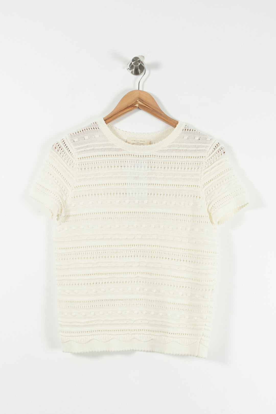 T-shirt Blanc - Taille S/36 de la marque Sézane | PARAD90531 - Vendu par Paradigme - Image 2