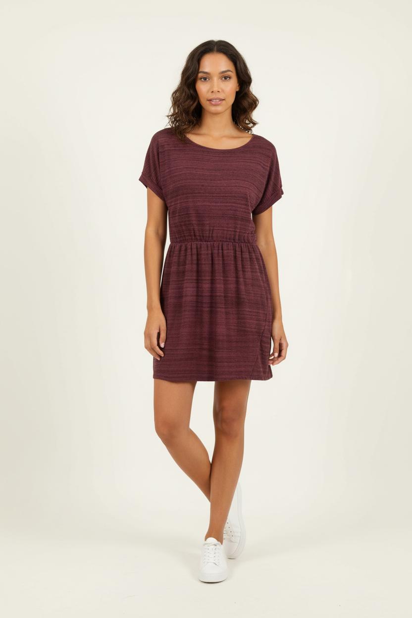 Robe Courte Bordeaux - Taille L/40 de la marque Sessùn | PARAD90532 - Vendu par Paradigme - Image 1