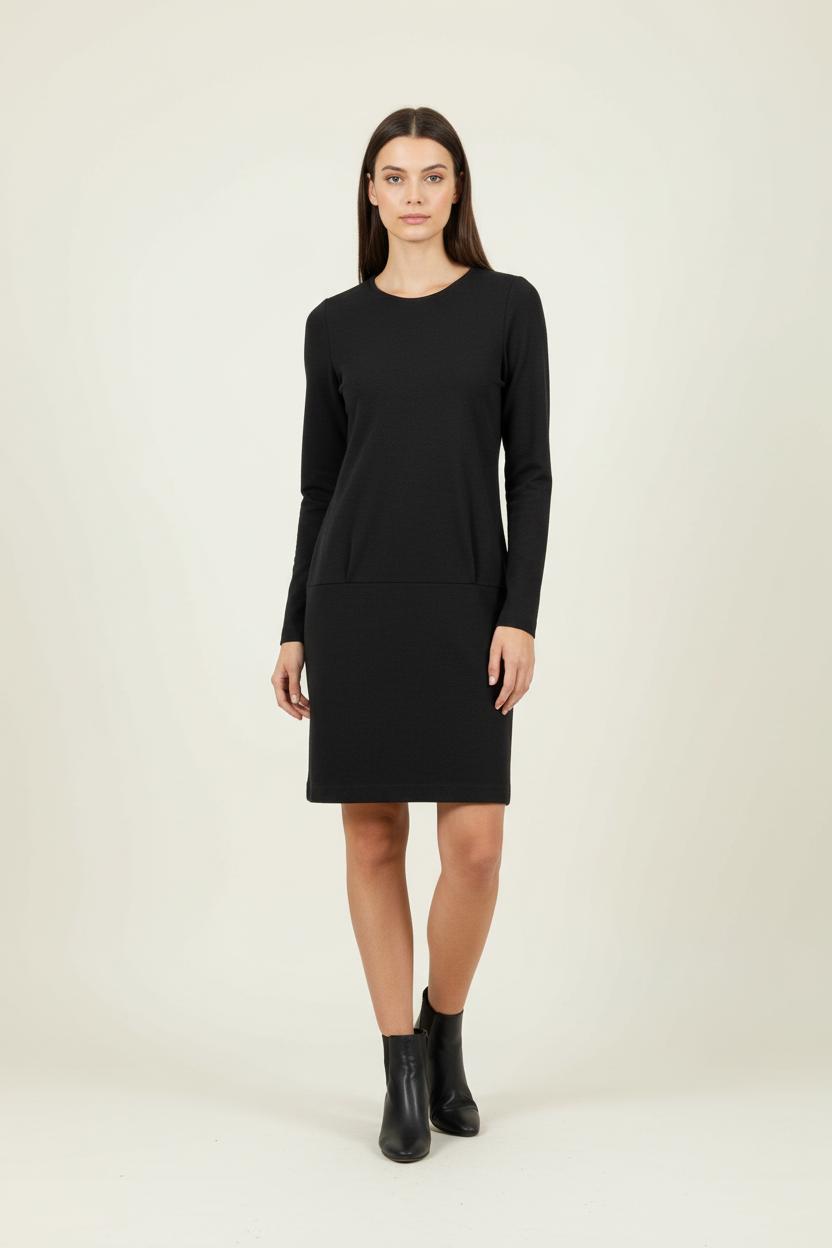 Robe Droite Noire - Taille S/36 de la marque Sessùn | PARAD90537 - Vendu par Paradigme - Image 1