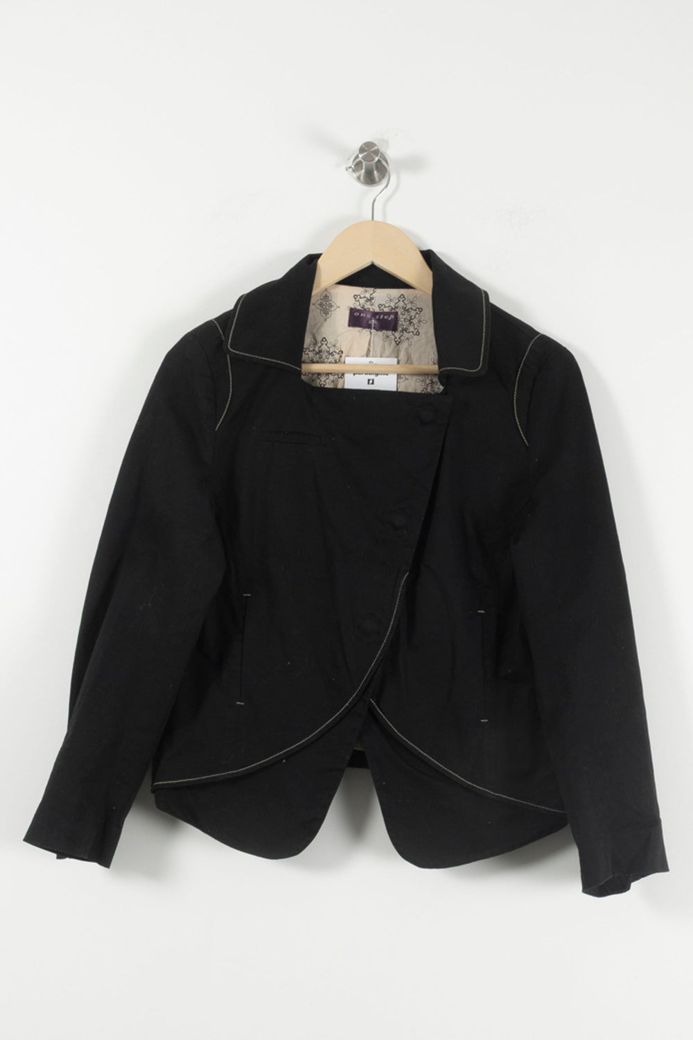 Veste Noire - Taille XL/42 de la marque One Step | PARAD90538 - Vendu par Paradigme - Image 2