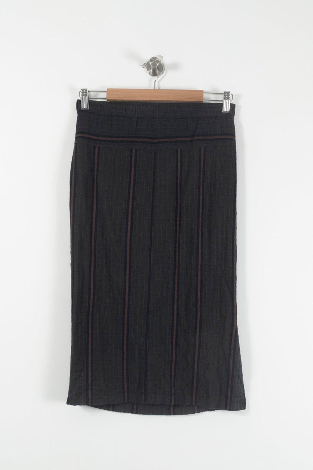 Jupe Midi Noire et Marron - Taille S/36 de la marque Humanoid | PARAD90542 - Vendu par Paradigme - Image 4