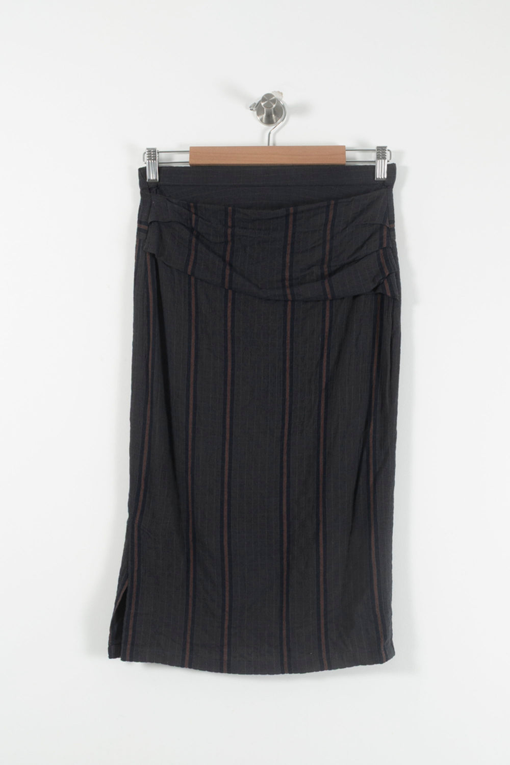 Jupe Midi Noire et Marron - Taille S/36 de la marque Humanoid | PARAD90542 - Vendu par Paradigme - Image 2