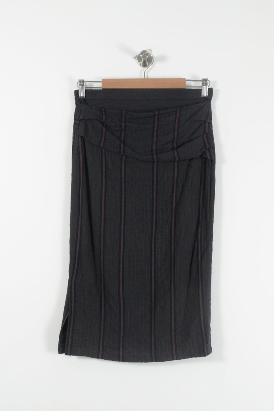 Jupe Midi Noire et Marron - Taille S/36 de la marque Humanoid | PARAD90542 - Vendu par Paradigme - Image 2