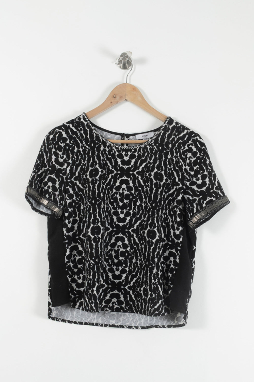 Blouse Noire et Blanche - Taille M/38 de la marque Suncoo | PARAD90547 - Vendu par Paradigme - Image 2