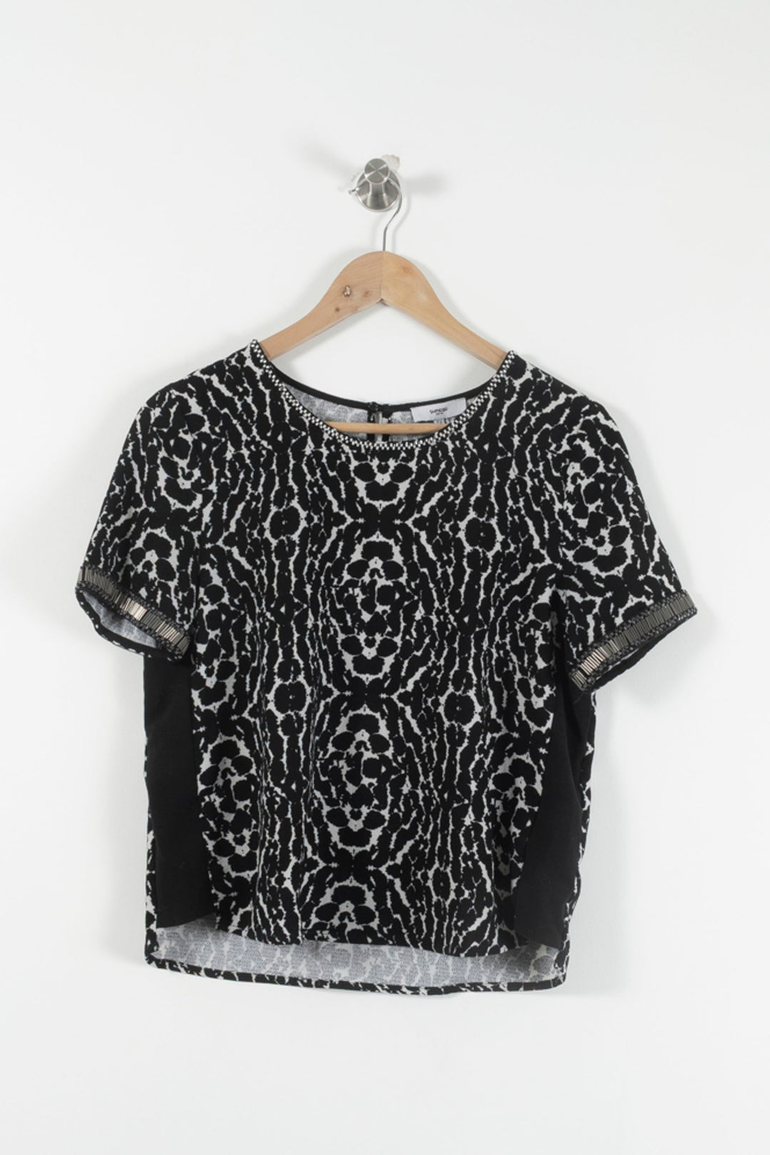 Blouse Noire et Blanche - Taille M/38 de la marque Suncoo | PARAD90547 - Vendu par Paradigme - Image 2