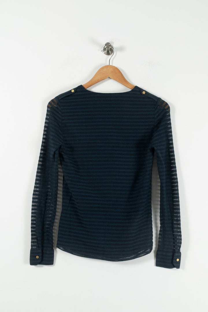 Cardigan Bleu - Taille S/36 de la marque Sézane | PARAD90549 - Vendu par Paradigme - Image 4