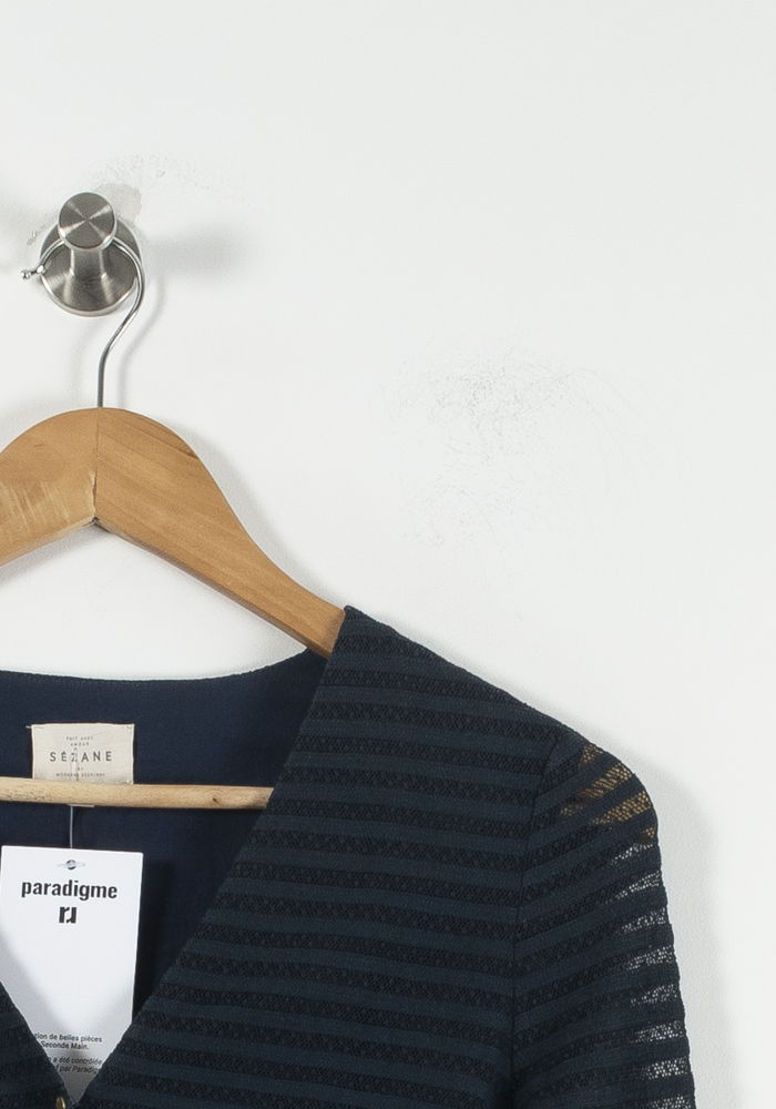 Cardigan Bleu - Taille S/36 de la marque Sézane | PARAD90549 - Vendu par Paradigme - Image 3