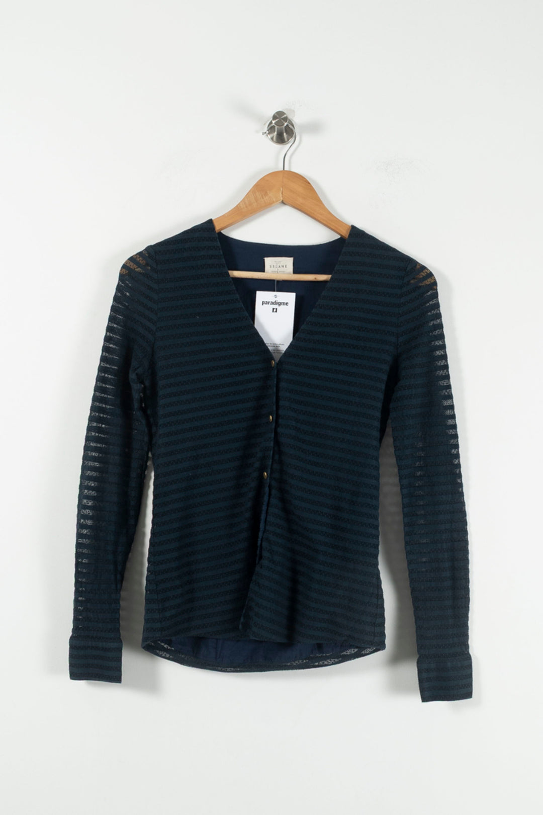 Cardigan Bleu - Taille S/36 de la marque Sézane | PARAD90549 - Vendu par Paradigme - Image 2