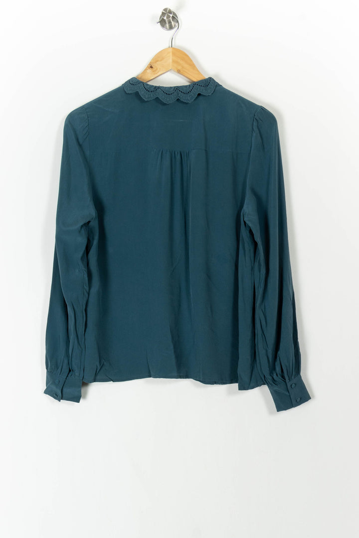 Blouse Bleu - Taille L/40 de la marque Sézane | PARAD90552 - Vendu par Paradigme - Image 4