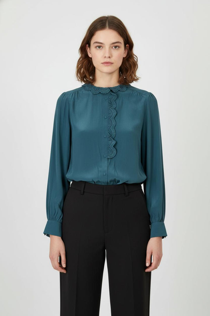 Blouse Bleu - Taille L/40 de la marque Sézane | PARAD90552 - Vendu par Paradigme - Image 1