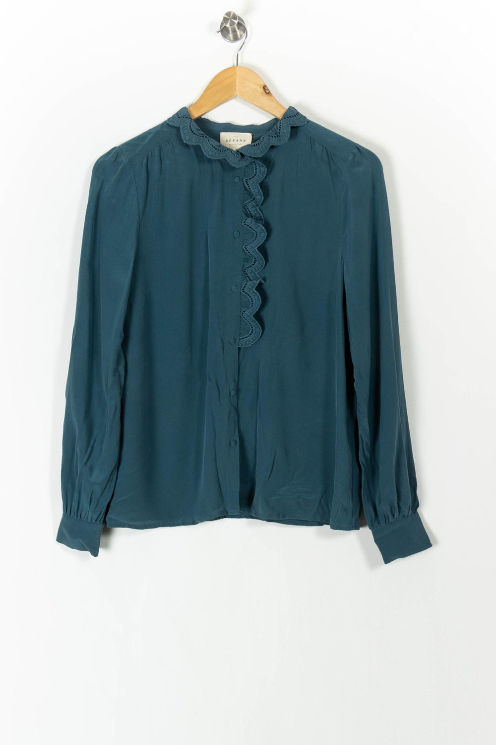 Blouse Bleu - Taille L/40 de la marque Sézane | PARAD90552 - Vendu par Paradigme - Image 2