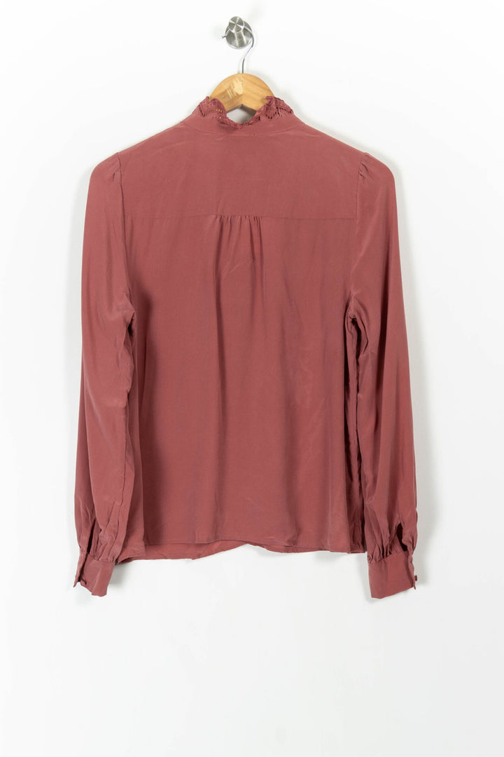 Blouse Rose - Taille L/40 de la marque Sézane | PARAD90553 - Vendu par Paradigme - Image 4