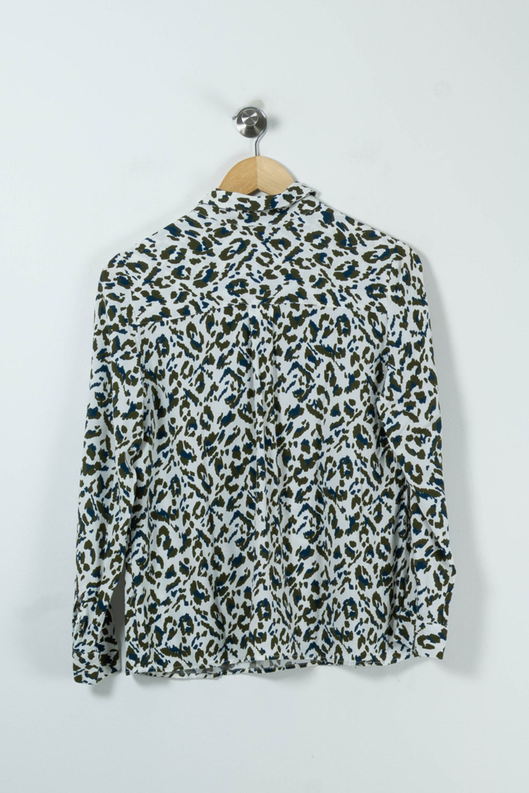Chemise Blanche et Verte - Taille M/38 de la marque Caroll | PARAD90556 - Vendu par Paradigme - Image 4