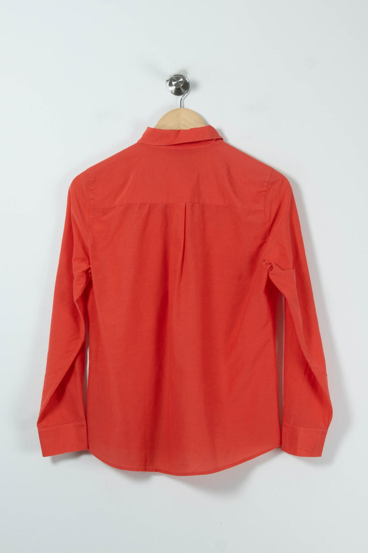 Chemise Orange - Taille M/38 de la marque Caroll | PARAD90557 - Vendu par Paradigme - Image 4