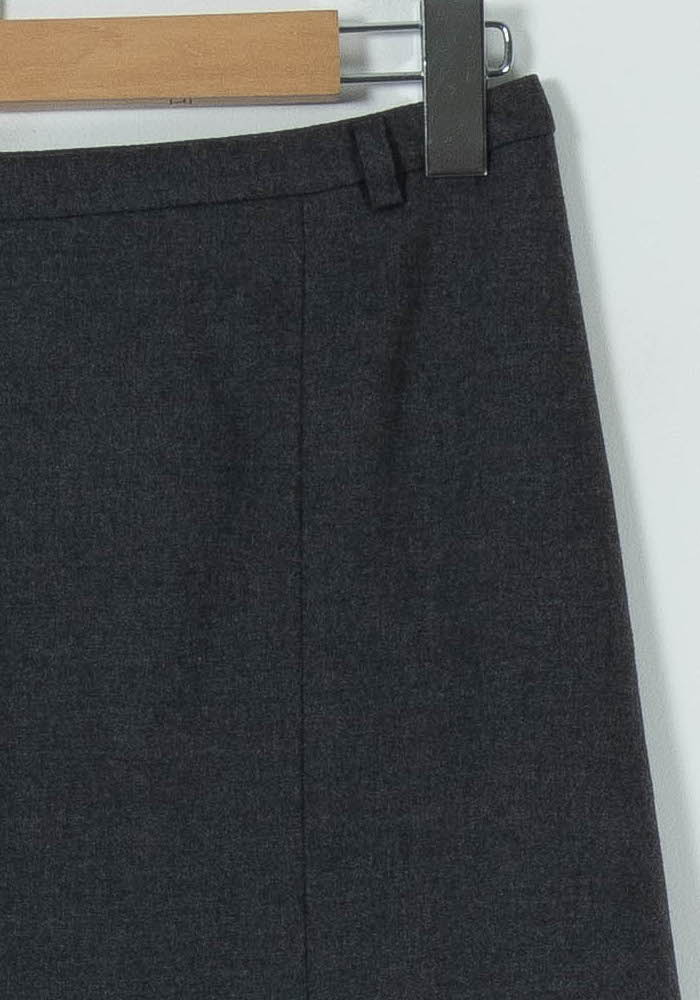 Jupe Droite Grise et Noire - Taille L/40 de la marque Caroll | PARAD90575 - Vendu par Paradigme - Image 3