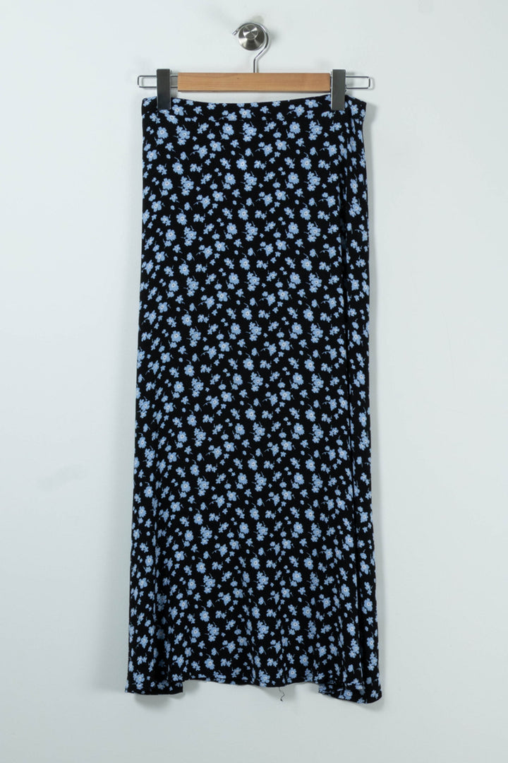 Jupe Longue Noire et Bleue - Taille S/36 de la marque Kookai | PARAD90581 - Vendu par Paradigme - Image 4