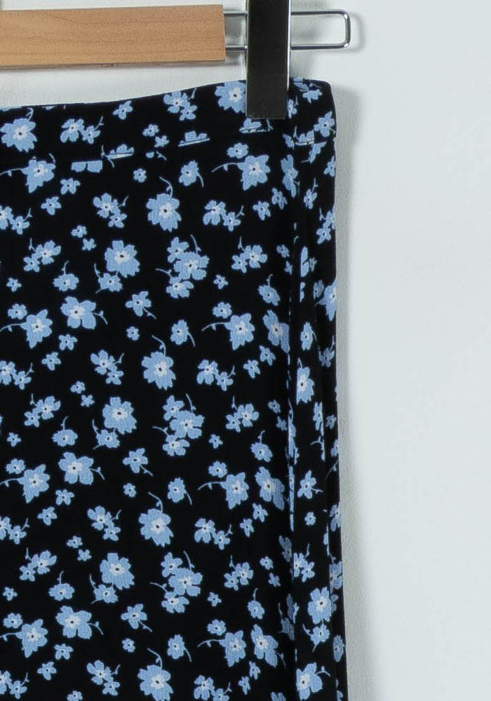 Jupe Longue Noire et Bleue - Taille S/36 de la marque Kookai | PARAD90581 - Vendu par Paradigme - Image 3