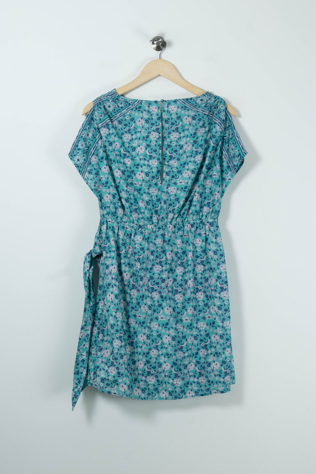 Robe Fleurie Bleue - Taille S/36 de la marque Louise Misha | PARAD90588 - Vendu par Paradigme - Image 4