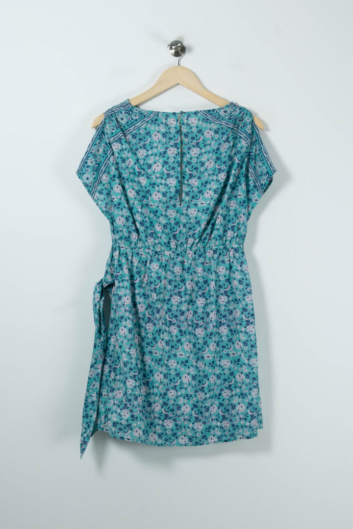 Robe Fleurie Bleue - Taille S/36 de la marque Louise Misha | PARAD90588 - Vendu par Paradigme - Image 4