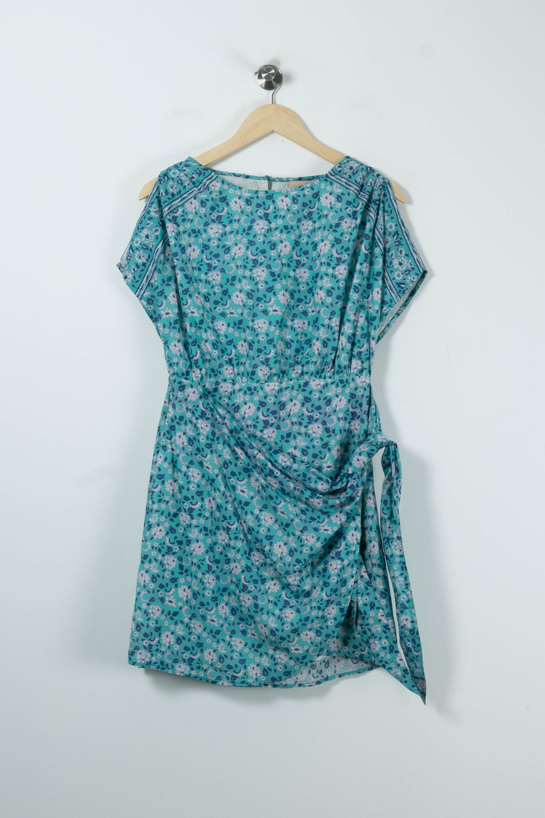 Robe Fleurie Bleue - Taille S/36 de la marque Louise Misha | PARAD90588 - Vendu par Paradigme - Image 2