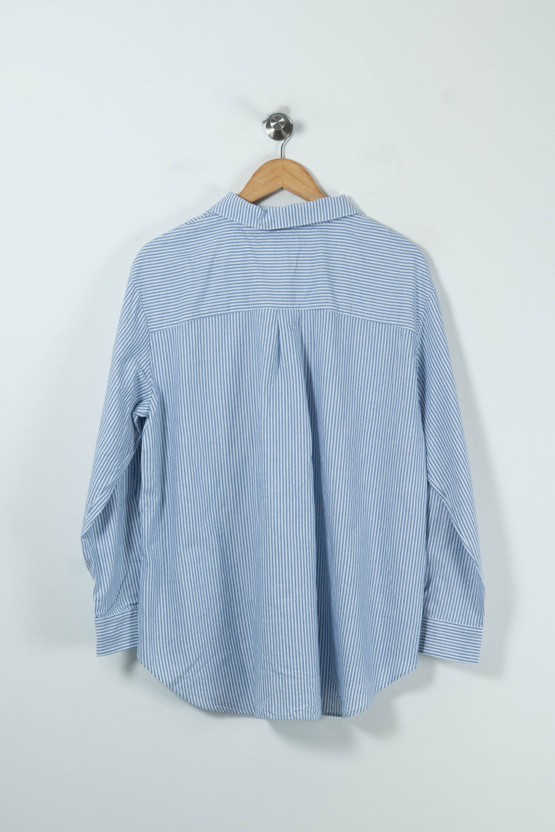 Chemise Rayée Bleue et Blanche - Taille L/40 de la marque Rosaé Paris | PARAD90598 - Vendu par Paradigme - Image 4