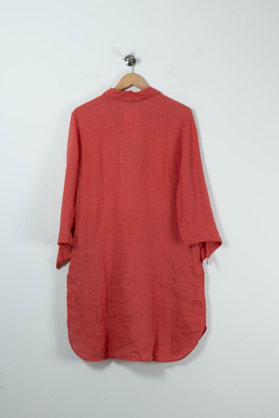 Robe Chemise Rouge - Taille L/40 de la marque La Fée Maraboutée | PARAD90600 - Vendu par Paradigme - Image 4