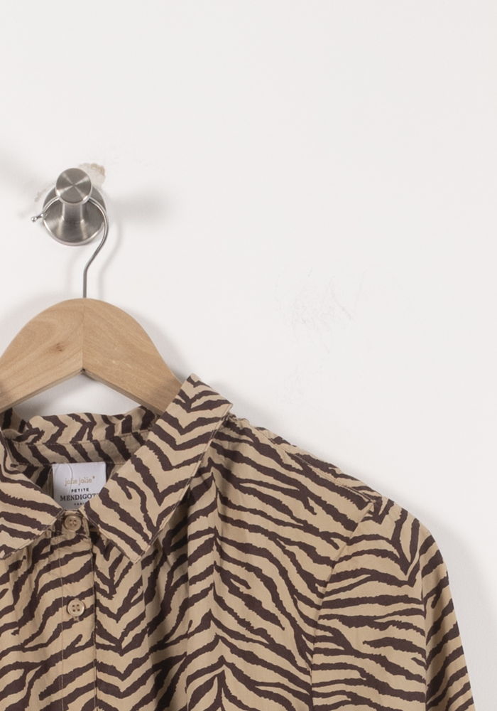 Chemise Marron et Noire - Taille L/40 de la marque Petite Mendigote | PARAD90603 - Vendu par Paradigme - Image 3