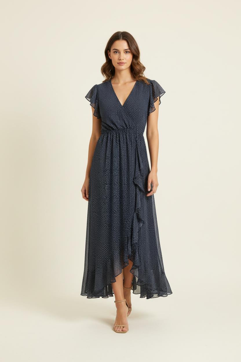 Robe Longue Bleu et Blanc - Taille S/36 de la marque Grace & Mila | PARAD90612 - Vendu par Paradigme - Image 1