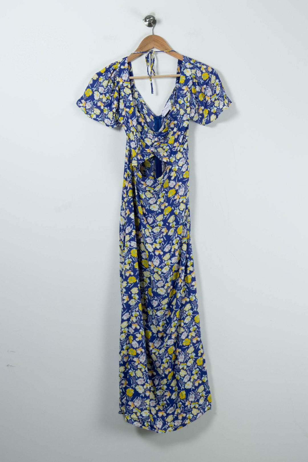Robe Longue Bleu et Jaune - Taille M/38 de la marque Karl Marc John | PARAD90615 - Vendu par Paradigme - Image 2
