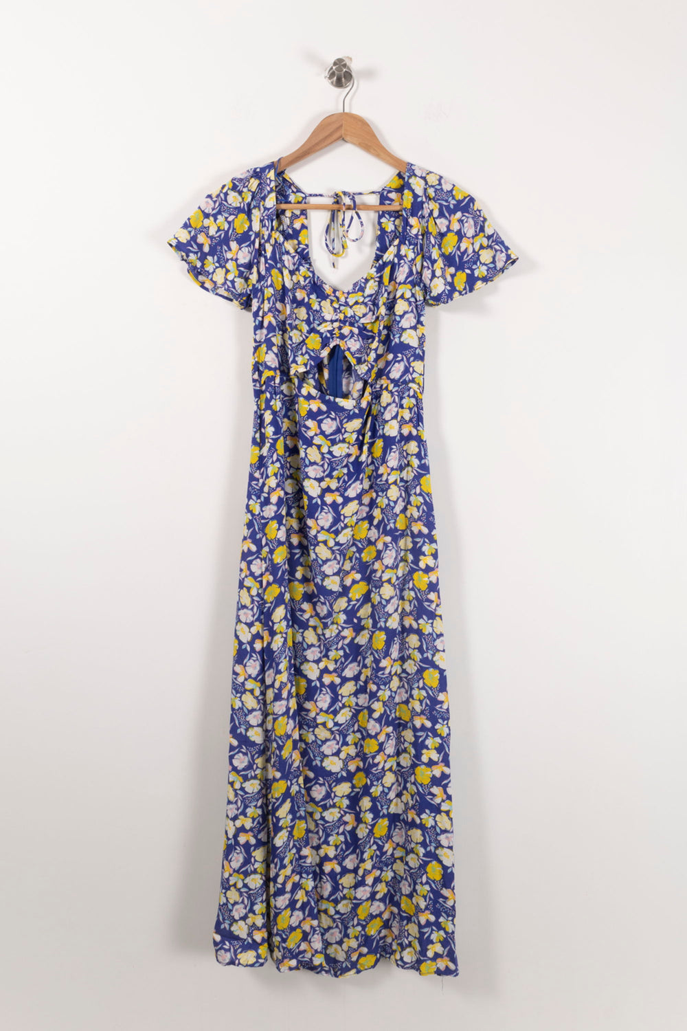 Robe Longue Bleue et Jaune - Taille M/38 de la marque Karl Marc John | PARAD90617 - Vendu par Paradigme - Image 2