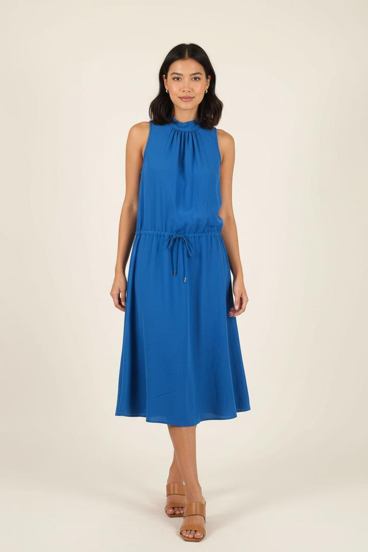 Robe Midi Bleue - Taille S/36 de la marque IKKS | PARAD90628 - Vendu par Paradigme - Image 1