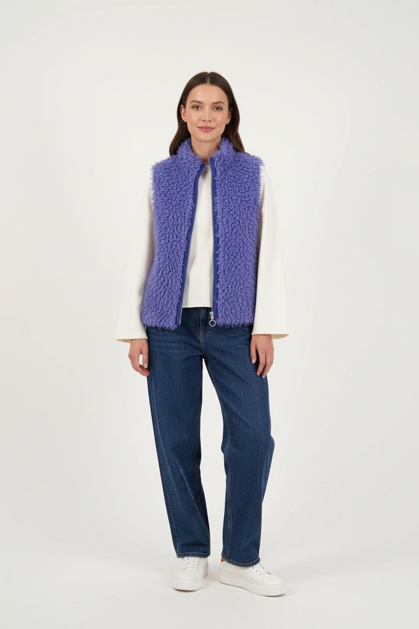 Gilet Violet - Taille XS/34 de la marque Bellerose | PARAD90634 - Vendu par Paradigme - Image 1