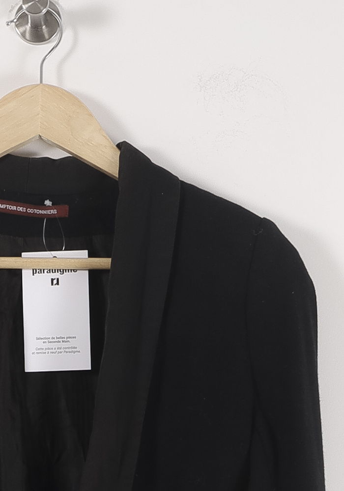 Blazer Noir - Taille XS/34 de la marque Comptoir des Cotonniers | PARAD90637 - Vendu par Paradigme - Image 3