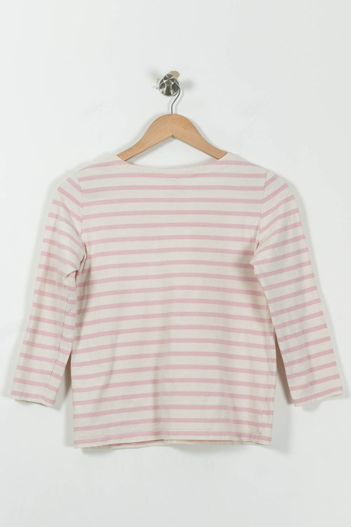 Marinière Rose et Blanc - Taille XS/34 de la marque Des petits hauts | PARAD90640 - Vendu par Paradigme - Image 4