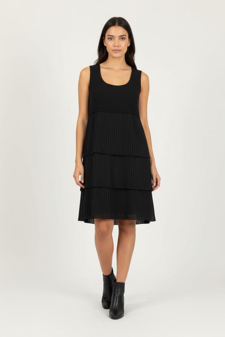 Robe Plissée Noire - Taille XL/42 de la marque Paul & Joe | PARAD90643 - Vendu par Paradigme - Image 1