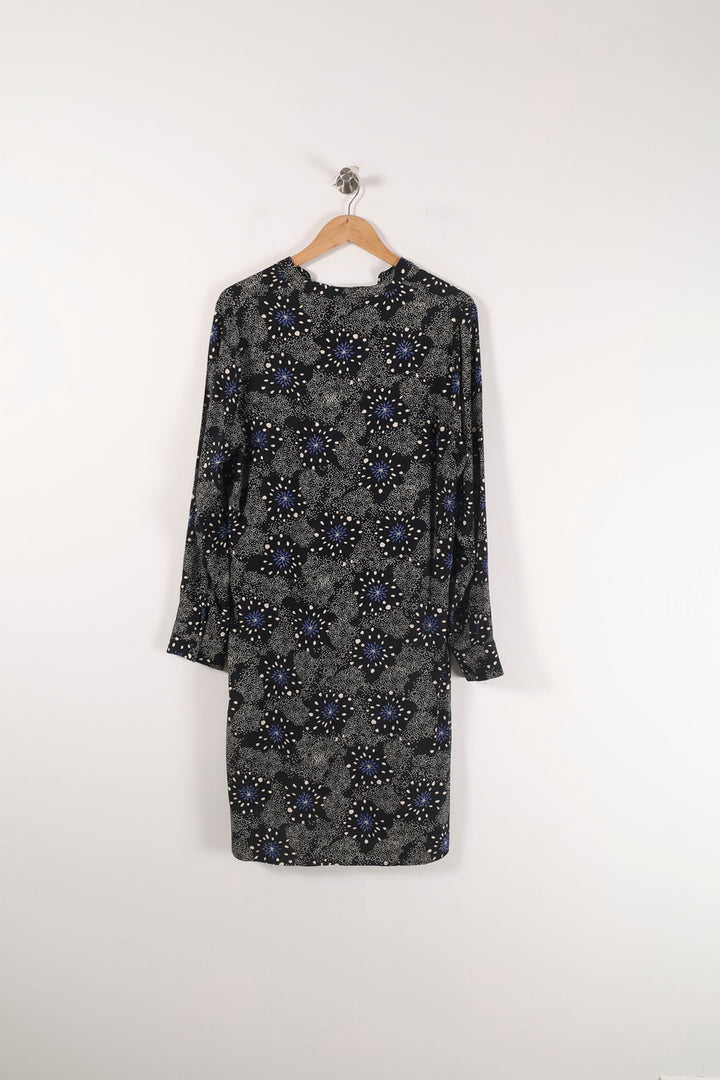 Robe Noire et Bleue - Taille L/40 de la marque La Fée Maraboutée | PARAD90647 - Vendu par Paradigme - Image 4