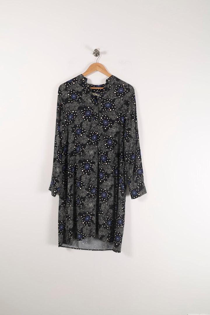 Robe Noire et Bleue - Taille L/40 de la marque La Fée Maraboutée | PARAD90647 - Vendu par Paradigme - Image 2