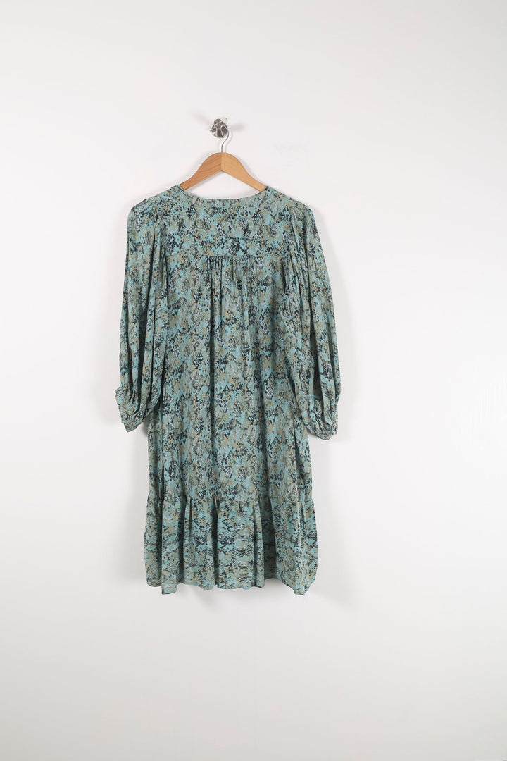 Robe Imprimée Verte - Taille M/38 de la marque Grace & Mila | PARAD90651 - Vendu par Paradigme - Image 4