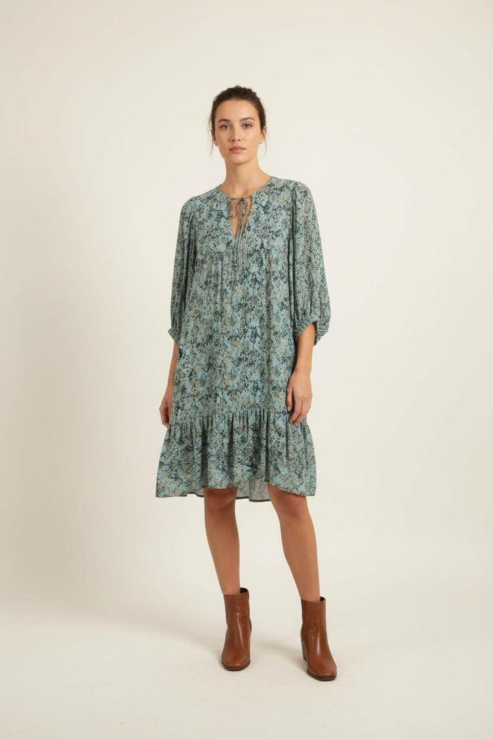 Robe Imprimée Verte - Taille M/38 de la marque Grace & Mila | PARAD90651 - Vendu par Paradigme - Image 1