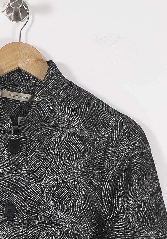 Veste Noire - Taille XL/42 de la marque La Fée Maraboutée | PARAD90652 - Vendu par Paradigme - Image 3