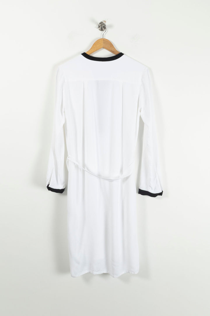 Robe Chemise Blanche et Noire - Taille S/36 de la marque Filippa K | PARAD90659 - Vendu par Paradigme - Image 4