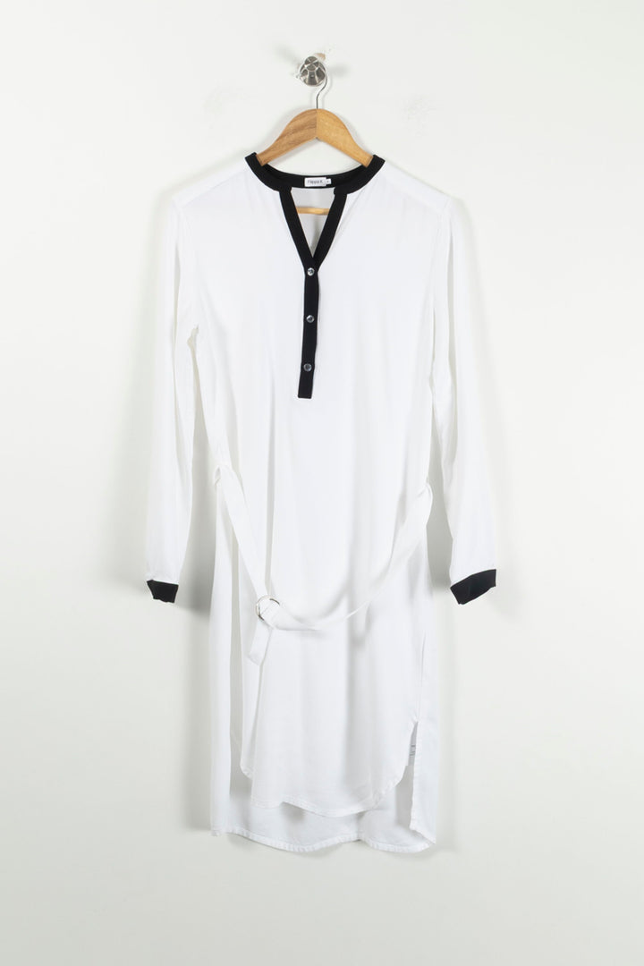 Robe Chemise Blanche et Noire - Taille S/36 de la marque Filippa K | PARAD90659 - Vendu par Paradigme - Image 2