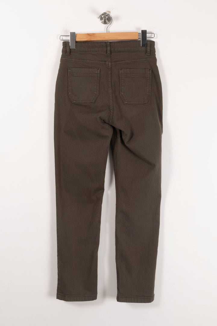Pantalon Chino Vert - Taille S/36 de la marque Maison 123 | PARAD90663 - Vendu par Paradigme - Image 4