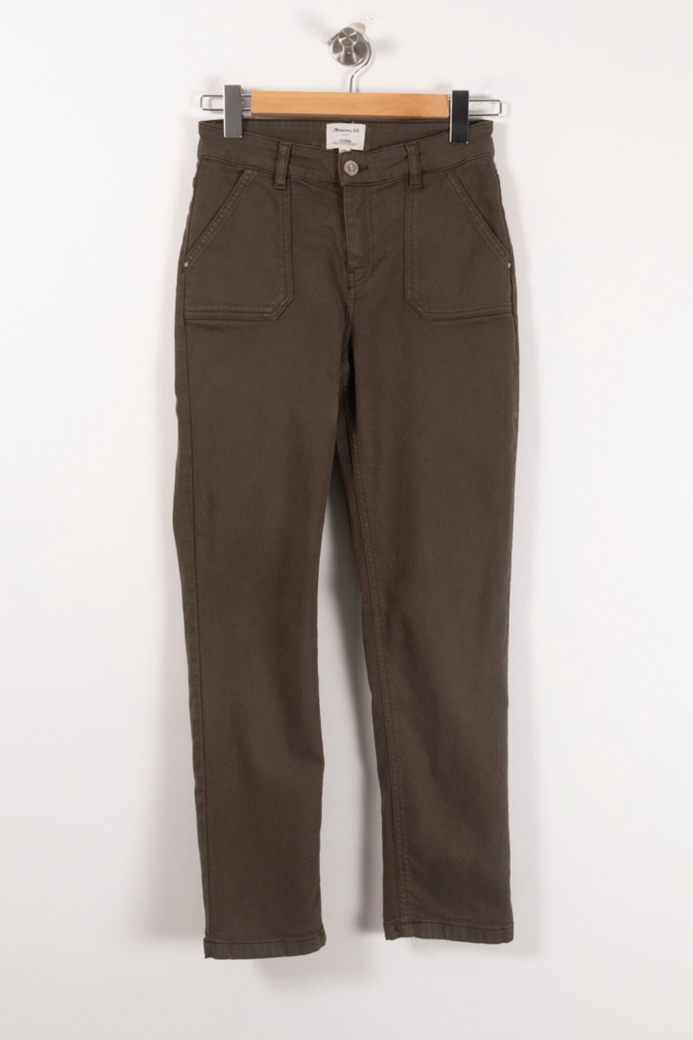 Pantalon Chino Vert - Taille S/36 de la marque Maison 123 | PARAD90663 - Vendu par Paradigme - Image 2