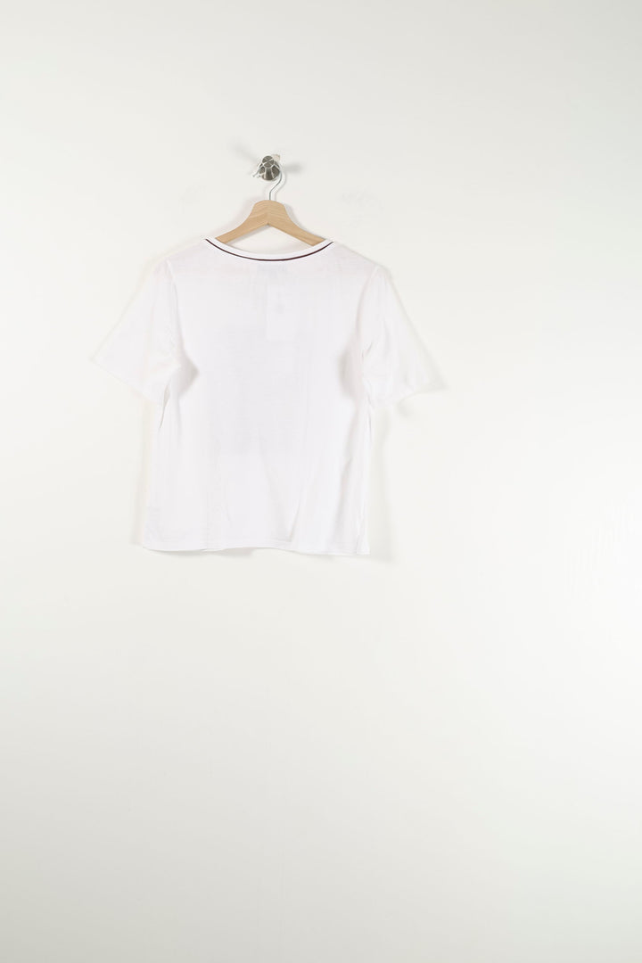 Tee-shirt Blanc - Taille S/36 de la marque Caroll | PARAD90666 - Vendu par Paradigme - Image 4